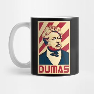 Alexandre Dumas Retro Mug